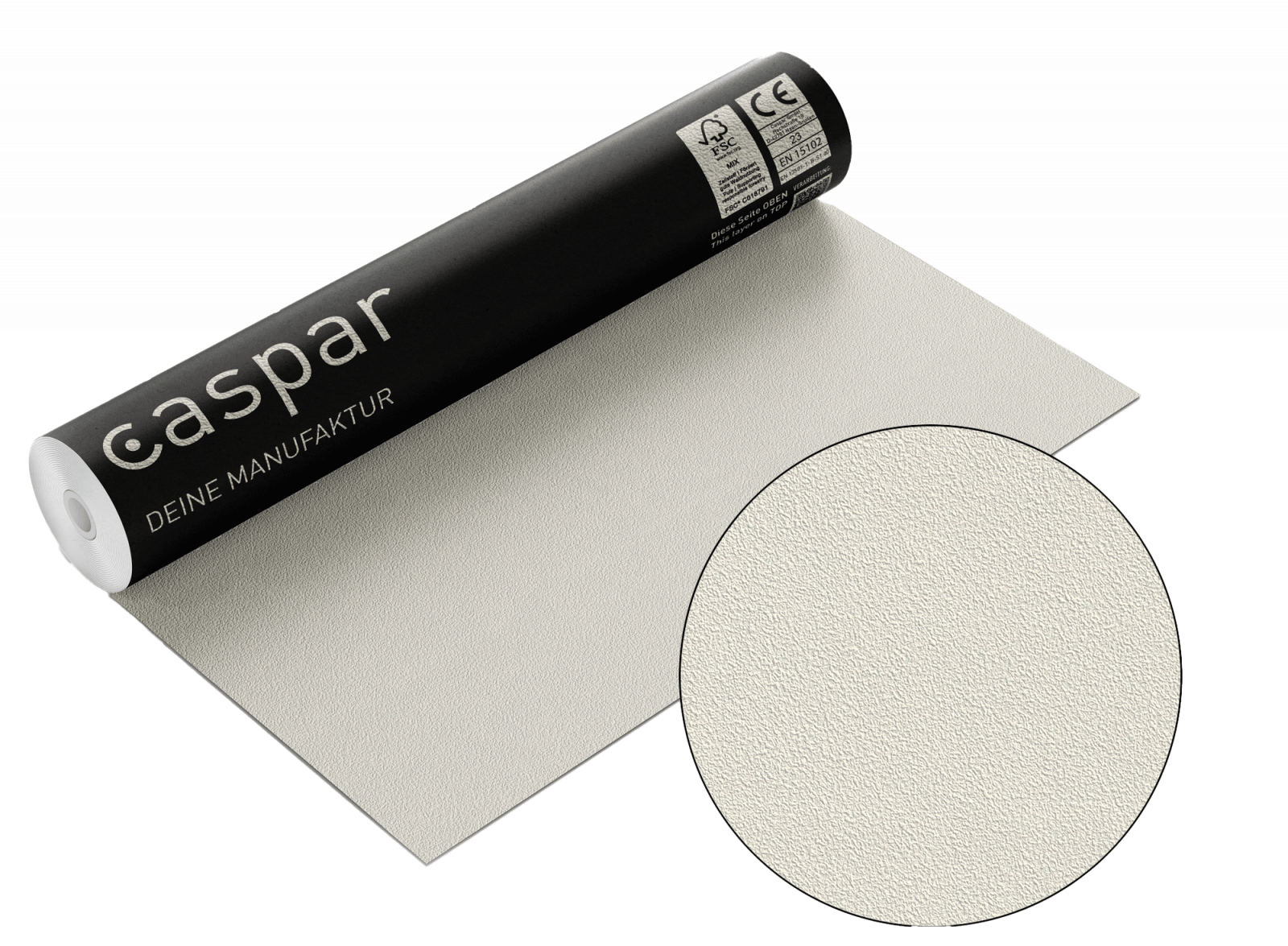 Tapetenrolle mit Nahansicht